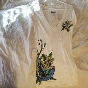 Sinful Embelished Dress/Long Shirt